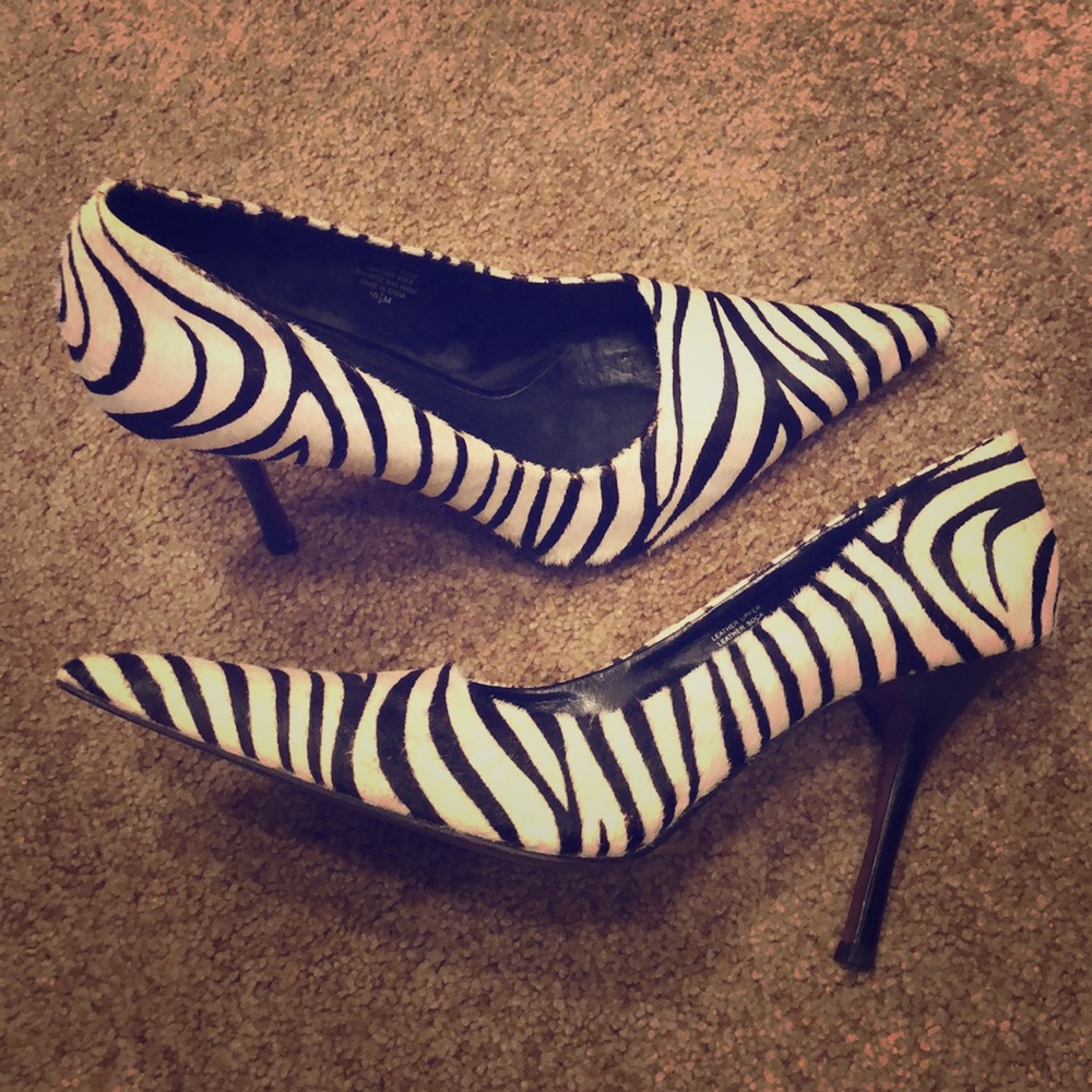 Women’s size 10.5 zebra heels